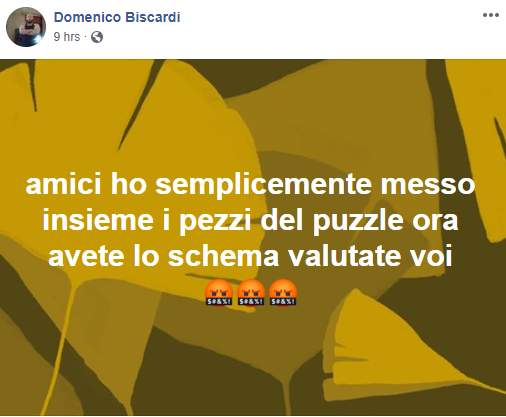 L’audio WhatsApp del “Dottor Domenico Biscardi” che spiega il complotto della Francia e degli USA dietro al coronavirus preview