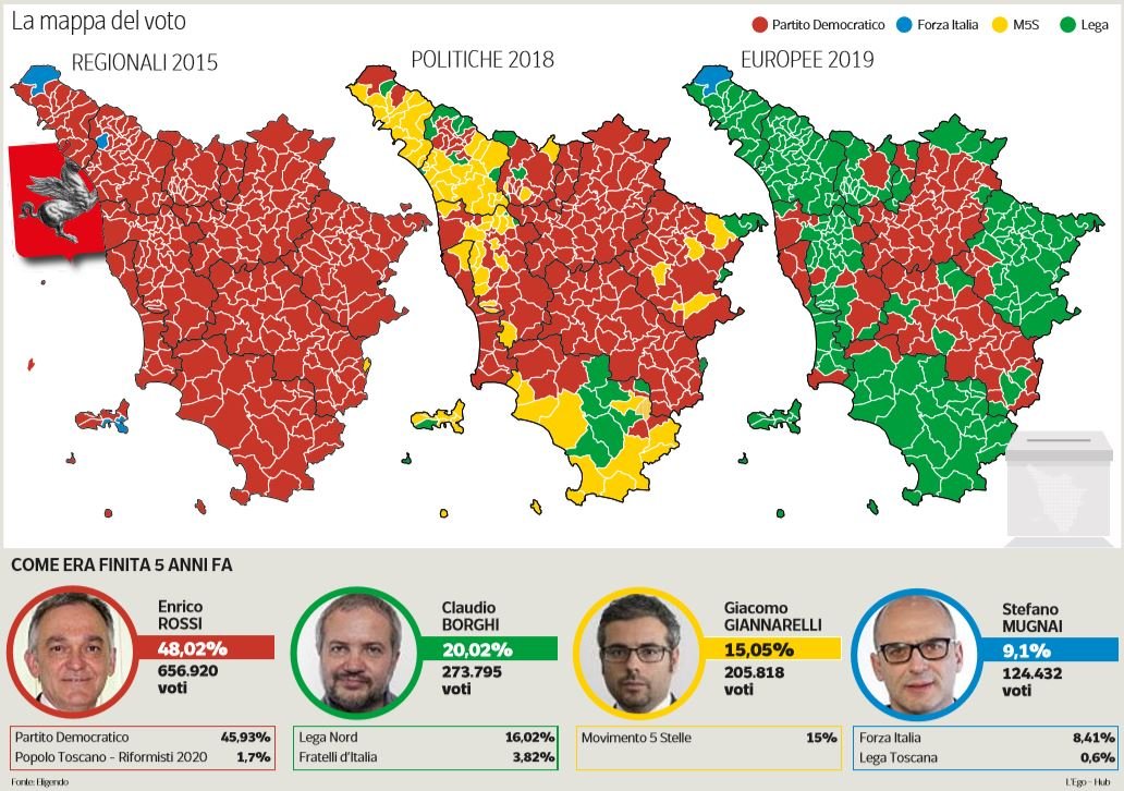 elezioni regionali toscana voto