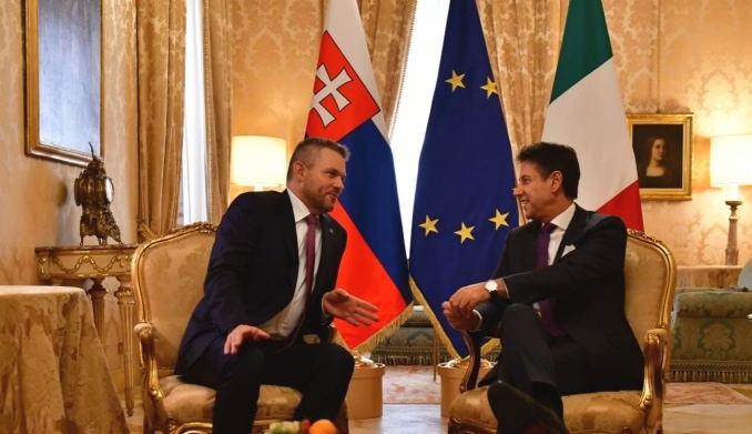 giuseppe conte pellegrini slovacchia