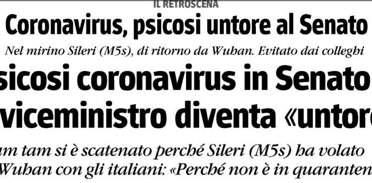 il giornale untore senato pierpaolo sileri