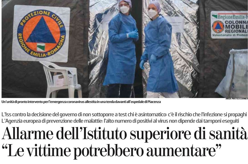 L’ISS contro il governo che vuole “nascondere” i numeri del Coronavirus article-post