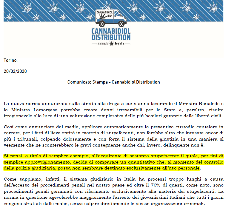 mantero lamorgese bonafede spacciatori recidivi cannabis light - 2