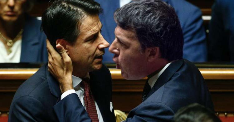 matteo renzi giuseppe conte