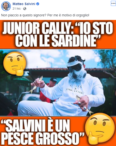 matteo salvini junior cally - 2
