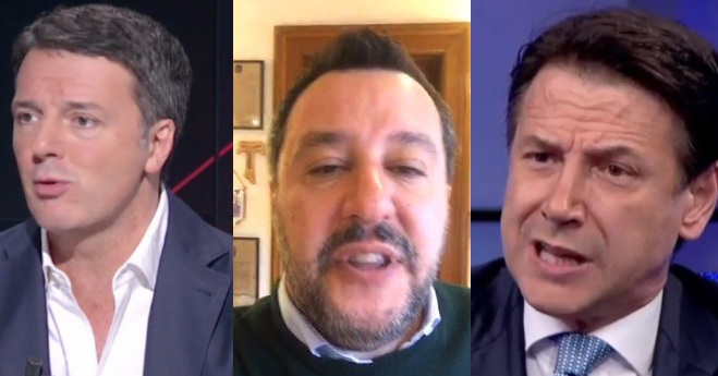 La carica dei “responsabili” che vuole salvare il governo Conte (da Renzi e Salvini) article-post