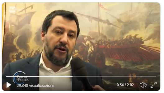 Salvini come Libero: prima diffonde il panico e poi nasconde la mano article-post