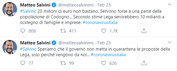salvini coronavirus 10 miliardi - 6