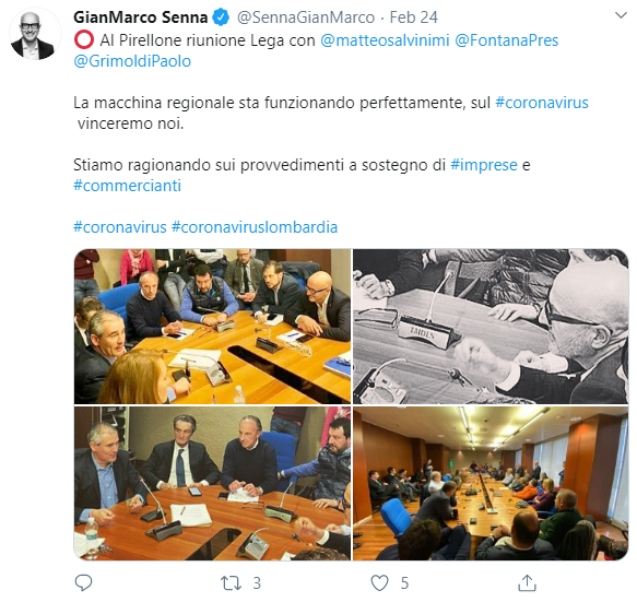 Matteo Salvini ora si metterà in quarantena volontaria?