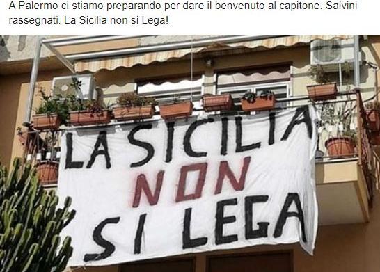 salvini palermo sicilia non si lega 1