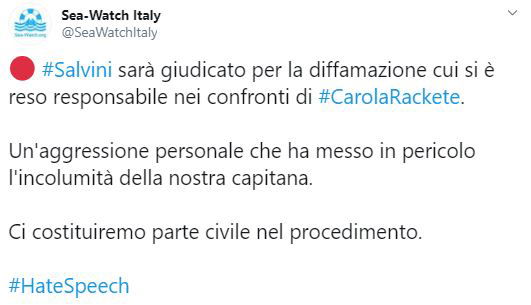 Salvini a processo anche per Carola Rackete? article-post