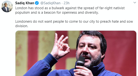 Come il sindaco di Londra vuole accogliere la Lega article-post