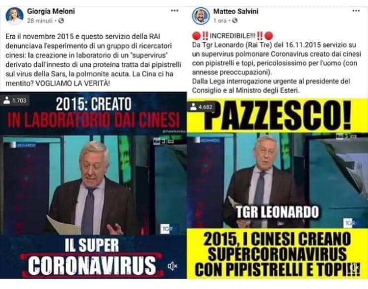 Il TGR Leonardo del 16 novembre 2015 dimostra solo che Salvini e Meloni sono due cialtroni preview