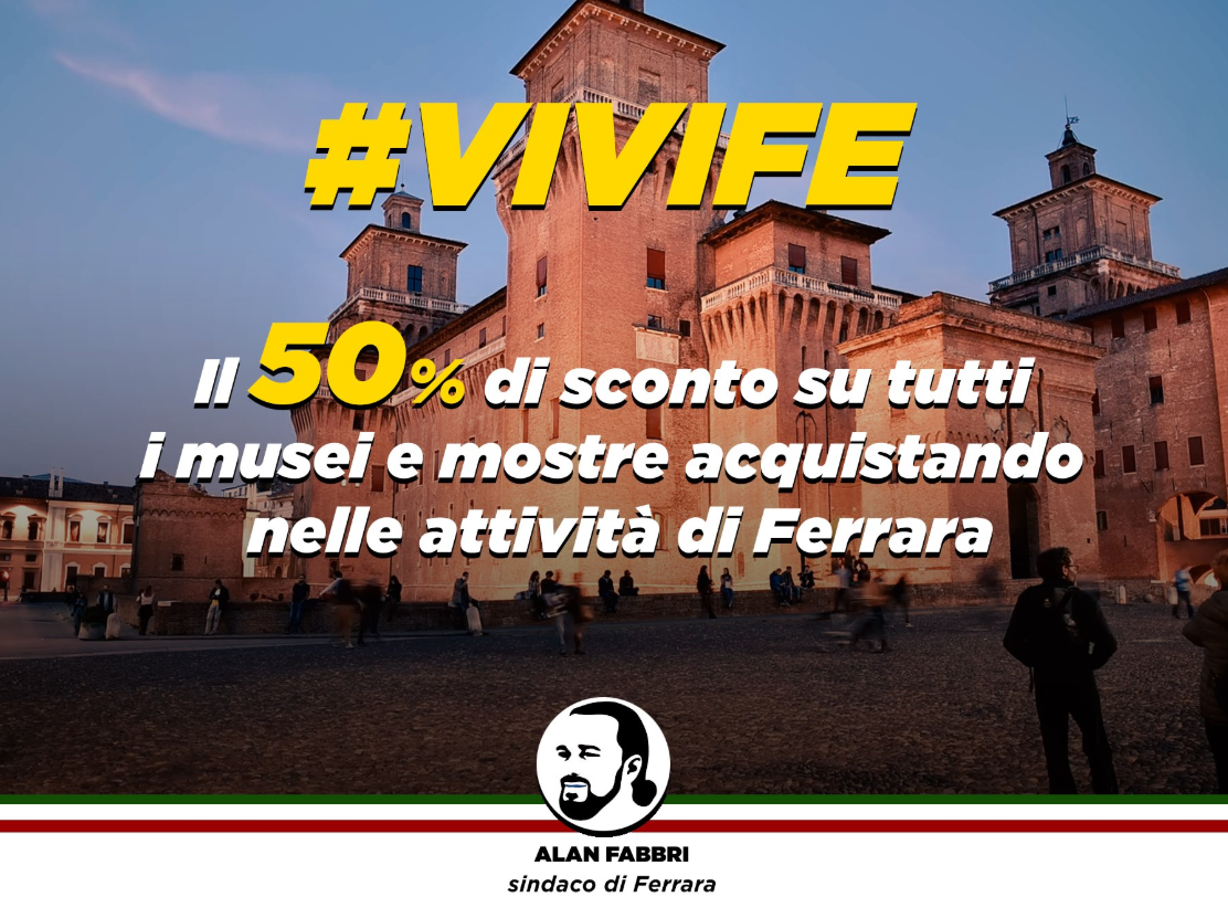 La bella iniziativa del sindaco di Ferrara Alan Fabbri per beccarsi tutti il Coronavirus article-post