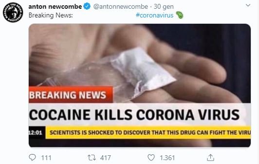 cocaina coronavirus 2