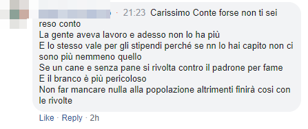 conte commenti coronavirus italiani - 1