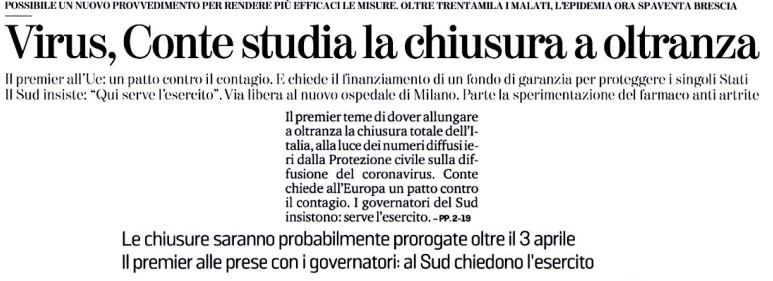 Chiusura a oltranza oltre il 3 aprile: il piano di Conte article-post
