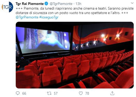 Coronavirus: la norma sulla “distanza di sicurezza” al cinema article-post
