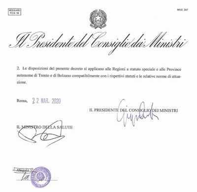 dpcm 22 marzo 2020