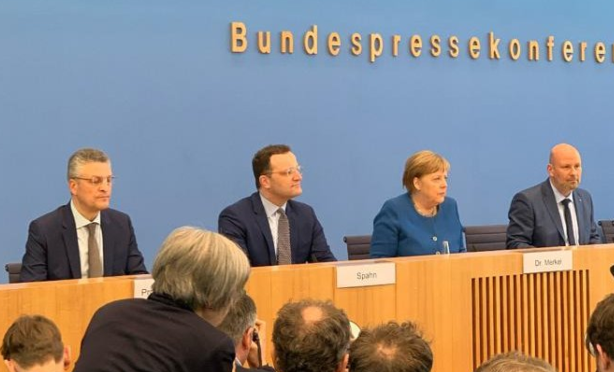 Angela Merkel e la storia del 70% dei tedeschi contagiati dal Coronavirus article-post