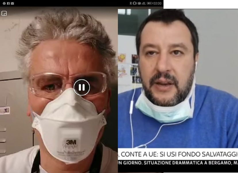 Giovanni Tommasini: l’operatore sanitario che dice cosa pensa di Salvini mascherato da medico preview