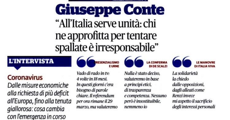 giuseppe conte più deficit coronavirus