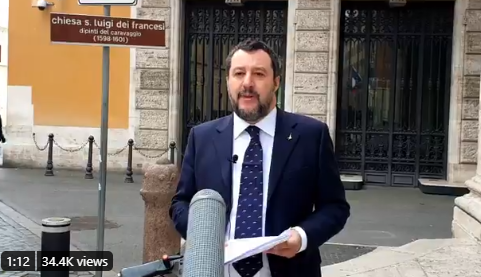 Ma Salvini che vuole andare in Parlamento con il Coronavirus è lo stesso che in Parlamento non ci va mai? article-post