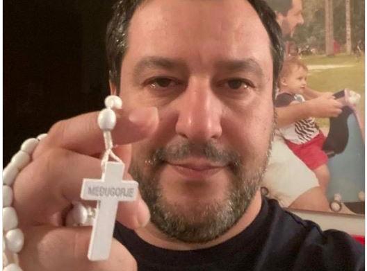 matteo salvini rosario medjugorie