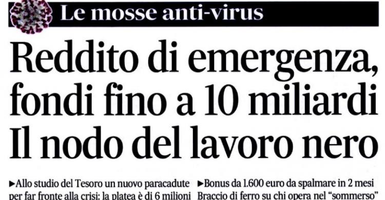 reddito di emergenza