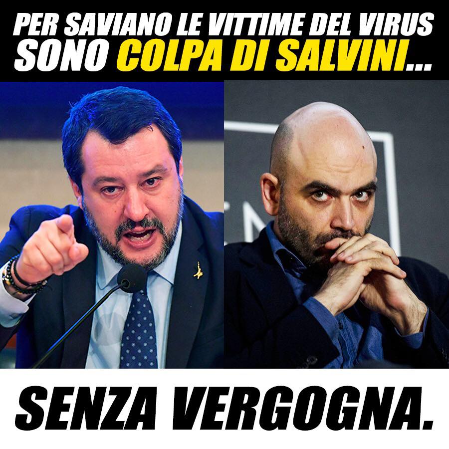 Le balle di Salvini su Saviano (servono a nascondere le critiche alla Lombardia) article-post