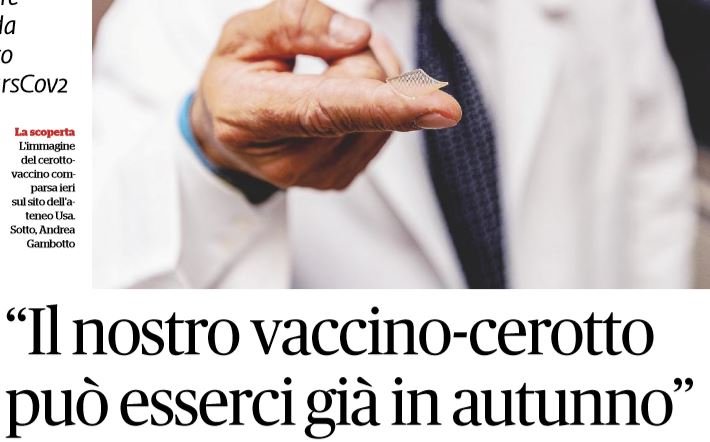 coronavirus vaccino cerotto autunno