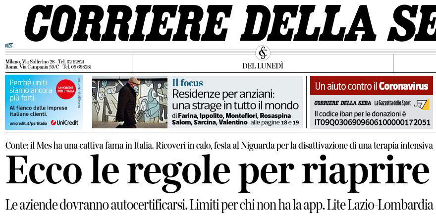 Fase 2 dal 27 aprile: le regole per le Regioni per riaprire prima del 4 maggio article-post