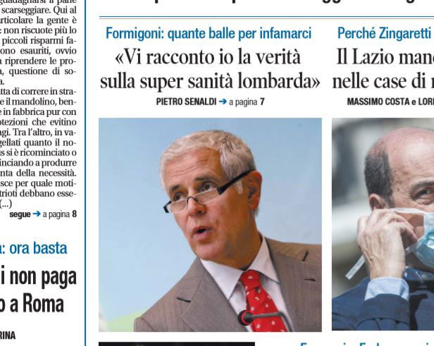 La faccia di Formigoni che vi spiega l’efficienza della sanità lombarda preview