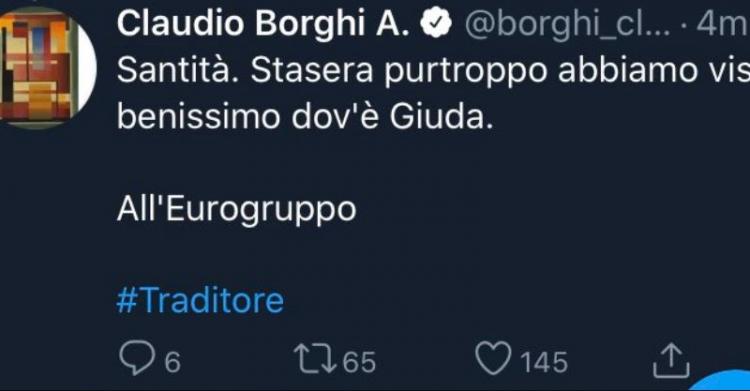 gualtieri giuda claudio borghi