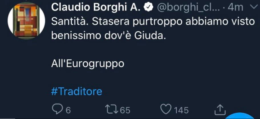 Quel Giuda di Gualtieri che è un traditore anche se non ha firmato il MES article-post