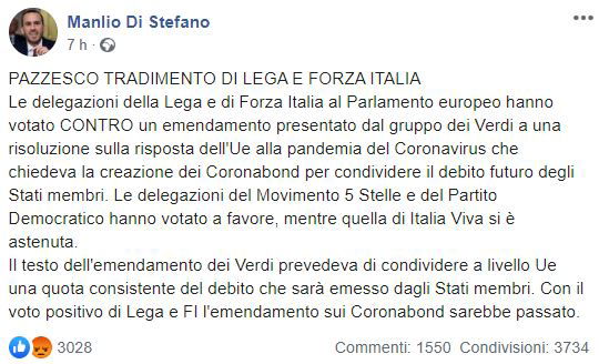 lega parlamento europeo coronabond verdi