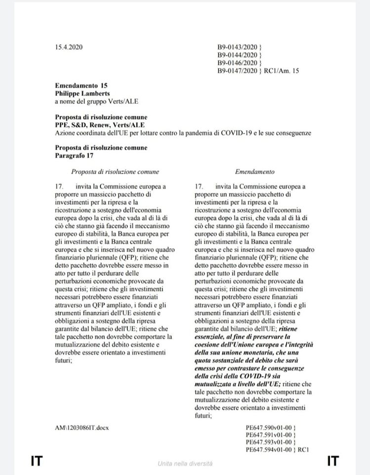 lega vota contro coronabond