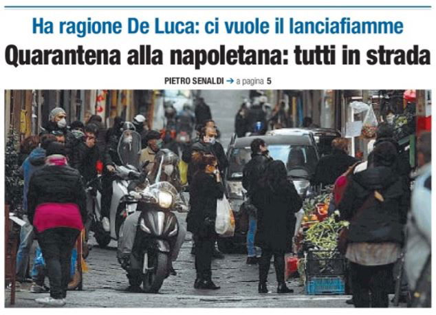 Libero razzista e la quarantena alla napoletana article-post