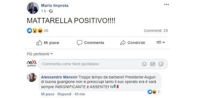 Mario Improta e il pesce d’aprile di Mattarella positivo article-post