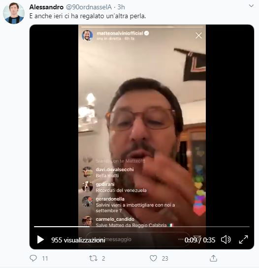 Salvini e il complotto della quarantena per controllare gli italiani preview