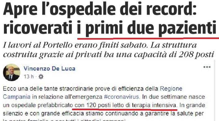 ospedale fiera ospedale napoli de luca