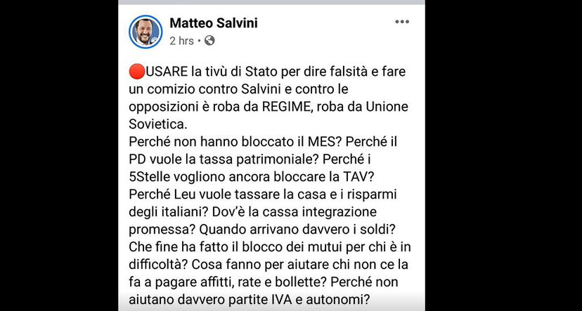 Come la pagina di Salvini cancella i commenti che lo sfottono preview