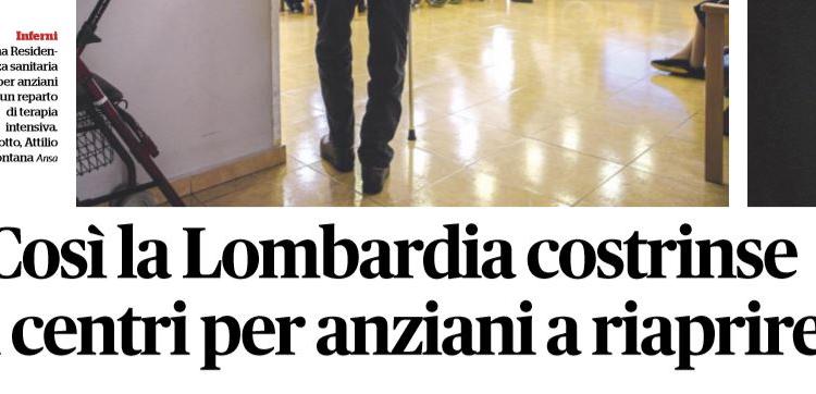 regione lombardia riapertura centri anziani