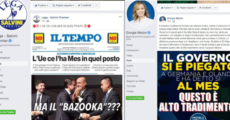 salvini meloni casapound firma mes 3