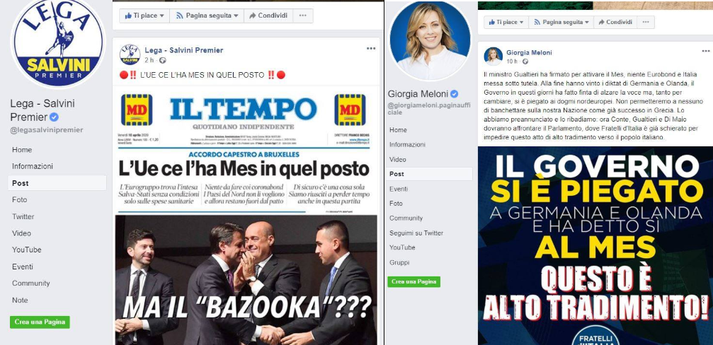 Salvini, Meloni, Casapound: tutti quelli che hanno inventato che il governo ha firmato il MES article-post
