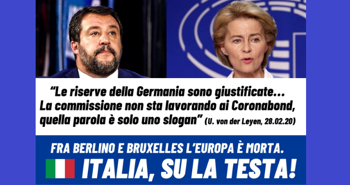 Dove se l’è ficcato Salvini l’orgoglio italiano mentre la Lega votava contro i Coronabond? article-post