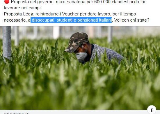 salvini pensionati nei campi