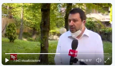 Il Tg2 e Salvini che inventa prelievi da conti correnti per il Coronavirus (e Mentana?) article-post