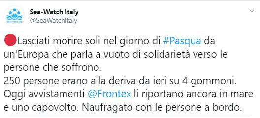 «Lasciati morire a Pasqua dall’Europa» article-post