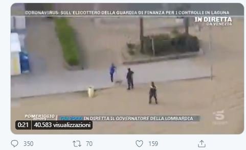video inseguimento spiaggia venezia gdf