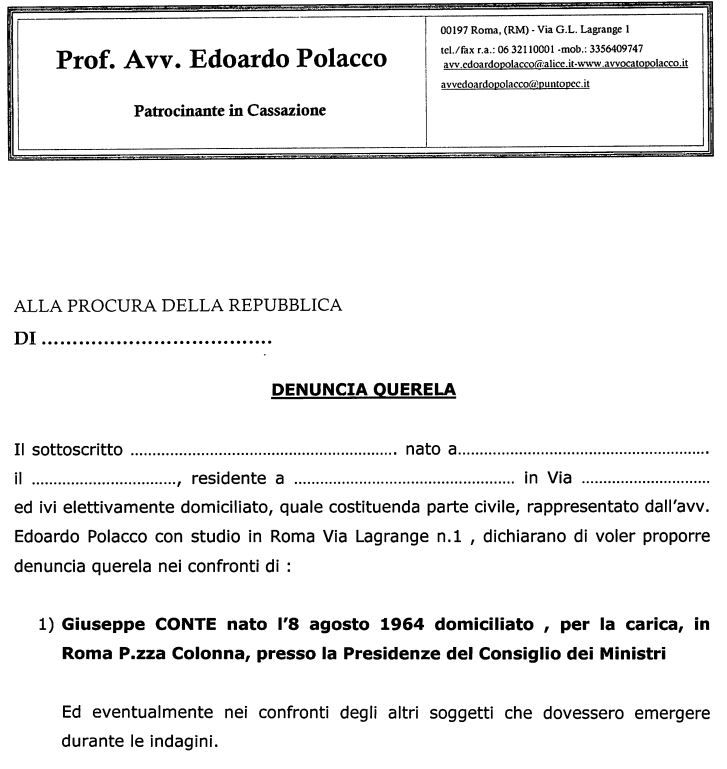 Edoardo Polacco: chi è l’avvocato che vuole denunciare Conte preview